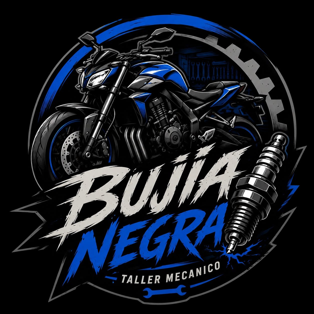 Bujía Negra Logo